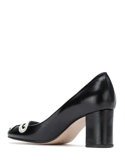 Shop Sarah Chofakian Audrey Hepburn Pumps In Black