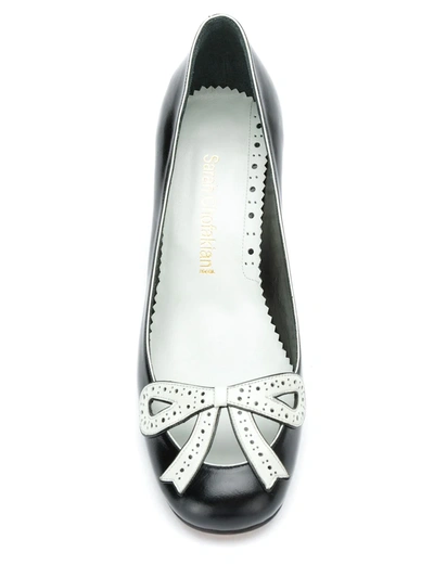 Shop Sarah Chofakian Audrey Hepburn Pumps In Black