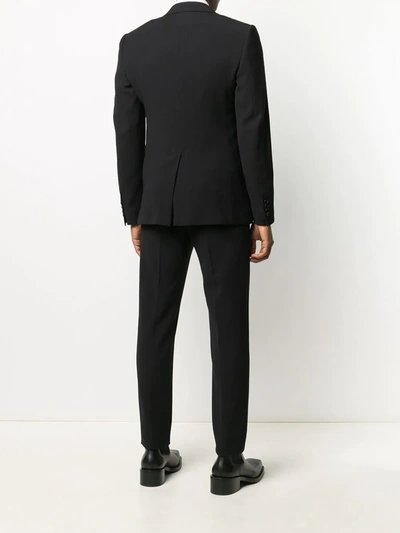 Shop Dolce & Gabbana Single-breasted Three-piece Trouser Suit In Black