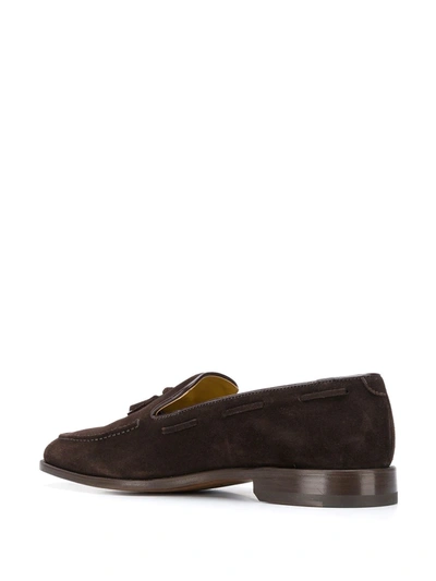 Shop Scarosso Tassel Loafers In Brown