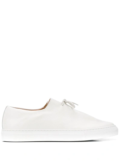 Shop Mackintosh X Jacques Solovière Jim Lace-front Sneakers In White