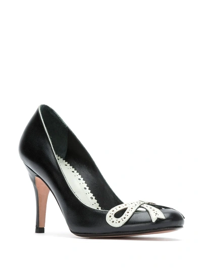 Shop Sarah Chofakian Audrey Hepurn Pumps In Black