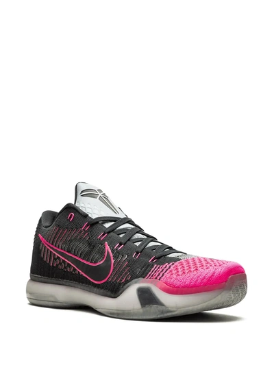 Shop Nike Kobe 10 Elite Low Sneakers In Black