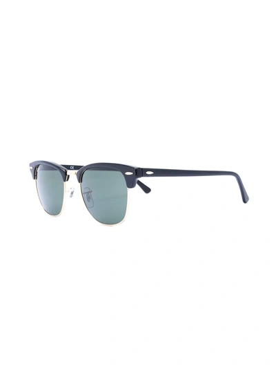 Ray Ban 'clubmaster' Sunglasses In Black