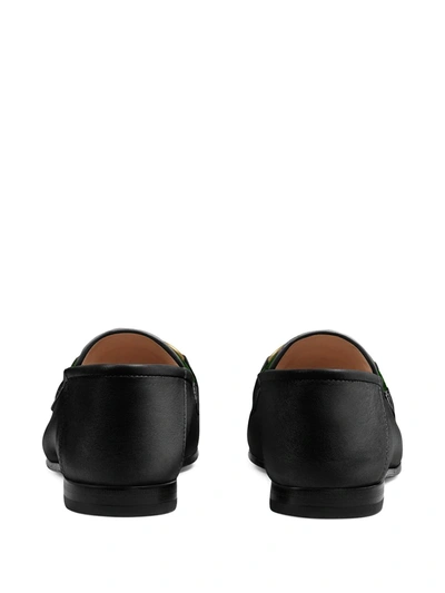 Shop Gucci Horsebit-detail Leather Loafers In Black