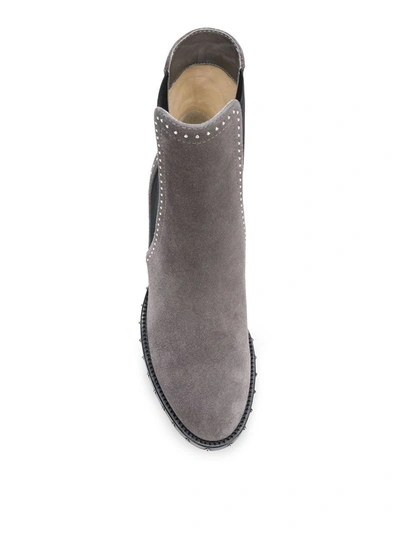 Shop Jimmy Choo Merril Boots In Grey