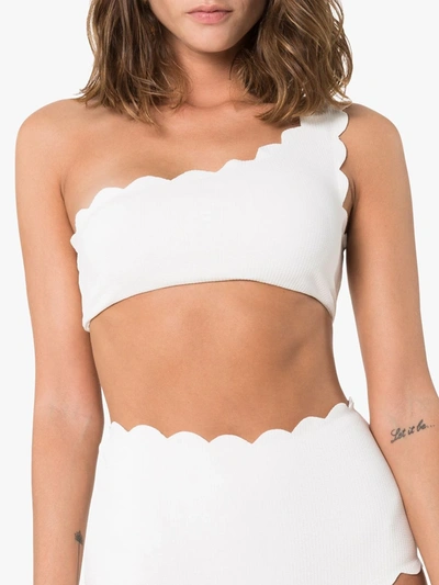 Shop Marysia Santa Barbara Bikini Top In White