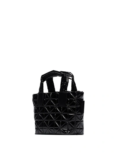 Shop Vee Collective Mini Vee Tote Bag In Black