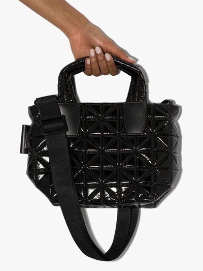 Shop Vee Collective Mini Vee Tote Bag In Black