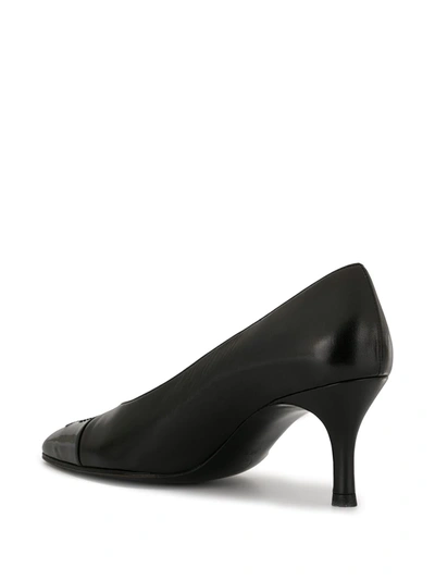 Pre-owned Chanel 1996 Cc Pumps In Black