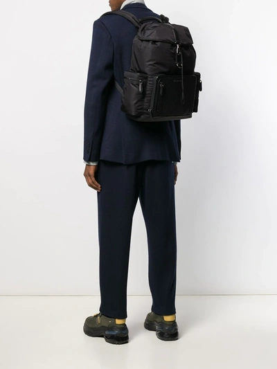 Ermenegildo Zegna Zaino Pelletessuta™ Backpack In Black | ModeSens