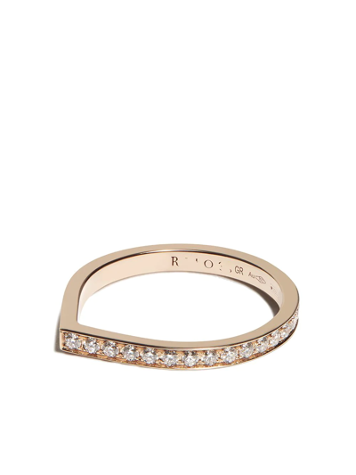 Shop Repossi 18kt Rose Gold Antifer Diamond Ring In Pink