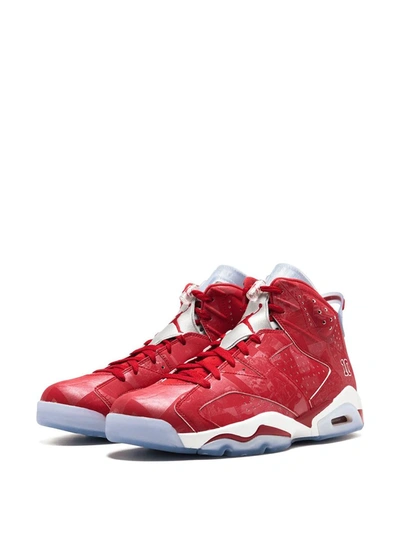 Jordan X Slam Dunk Air  6 Retro Sneakers In Red