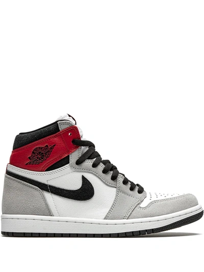 Shop Jordan Air  1 Retro High Og "light Smoke Grey" Sneakers