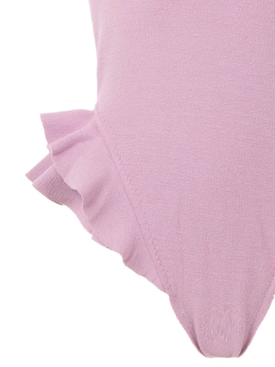 Clube Bossa Lavender Ruffle Trim Swimsuit In Pink