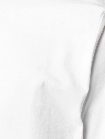Shop Carhartt Base Logo Sleeve T-shirt In White