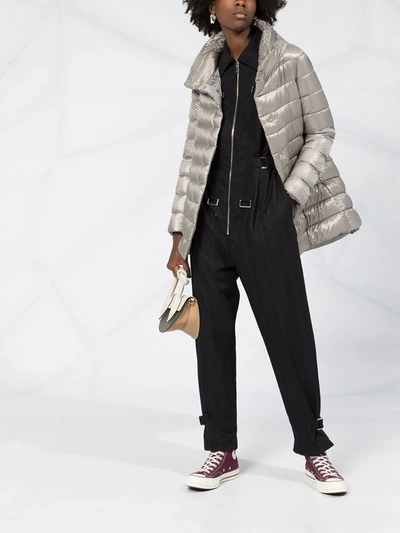 Herno Amelia Ultralight Padded Coat In Gray In Grey