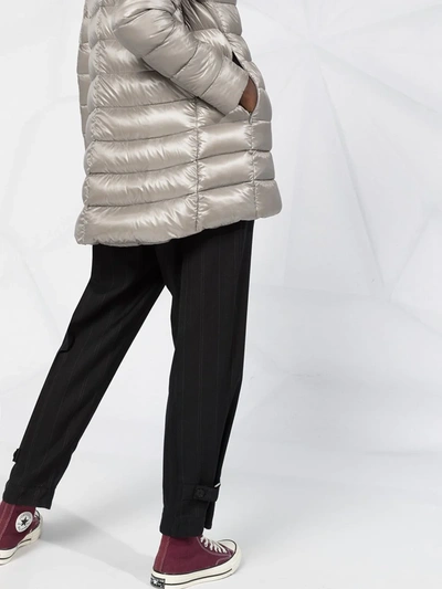 Herno Amelia Ultralight Padded Coat In Gray In Grey