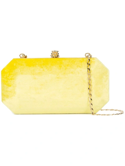 Shop Tyler Ellis Small Perry Clutch In Yellow