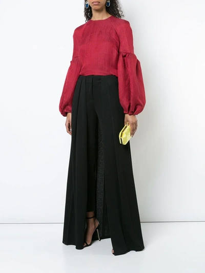 Tyler Ellis Small Perry Clutch In Yellow
