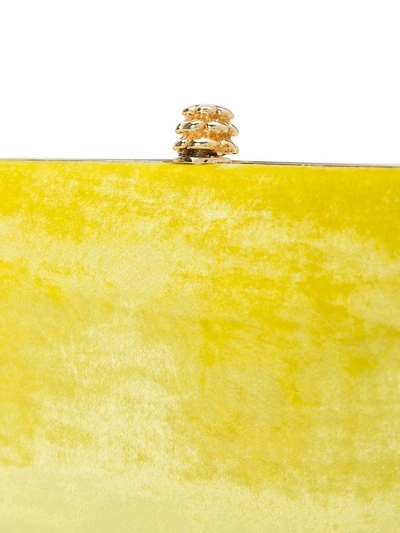 Shop Tyler Ellis Small Perry Clutch In Yellow