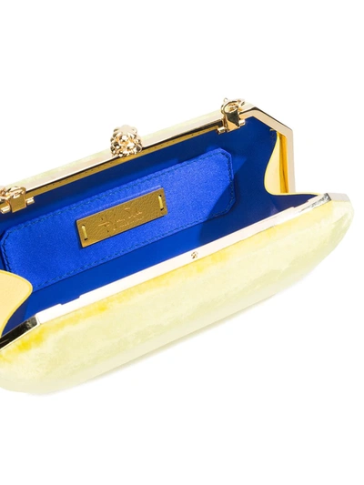 Shop Tyler Ellis Small Perry Clutch In Yellow