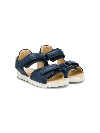 Shop Montelpare Tradition Multiple Strap Flat Sandals In Blue