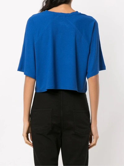 Shop Olympiah Camino Cropped Top In Blue
