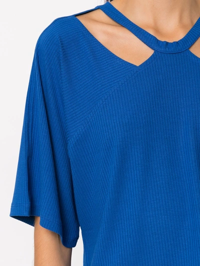 Shop Olympiah Camino Cropped Top In Blue