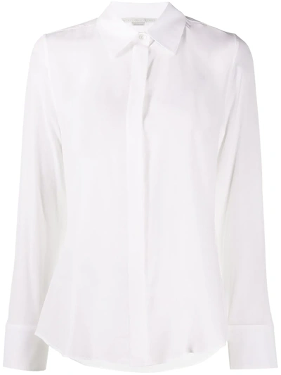 Shop Stella Mccartney Button-up Collared Shirt In White