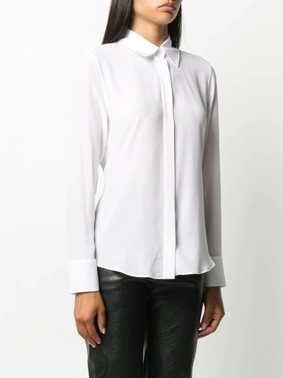 Shop Stella Mccartney Button-up Collared Shirt In White