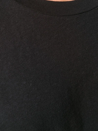 Shop John Elliott Jersey Long-sleeved Cropped T-shirt In Black