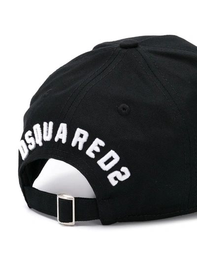 DSQUARED2 ICON棒球帽 - 黑色