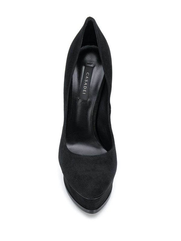 Casadei classic platform pumps - Black