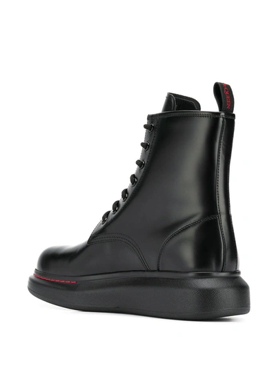 ALEXANDER MCQUEEN OVERSIZED ANKLE BOOTS - 黑色
