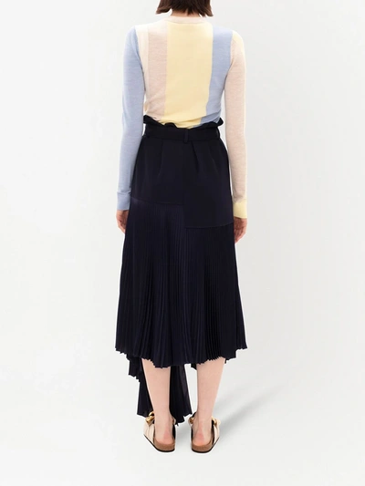 BELTED PLEATED SKIRT