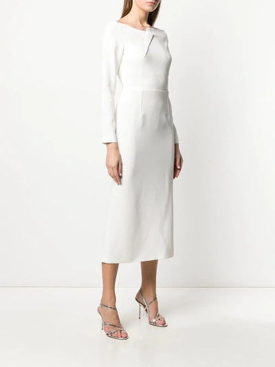 Shop Roland Mouret Romolo Dress In White