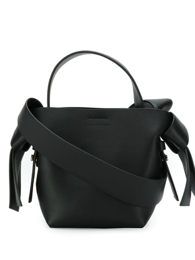 Shop Acne Studios Micro Musubi Shoulder Bag In Black