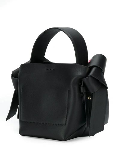 Shop Acne Studios Micro Musubi Shoulder Bag In Black
