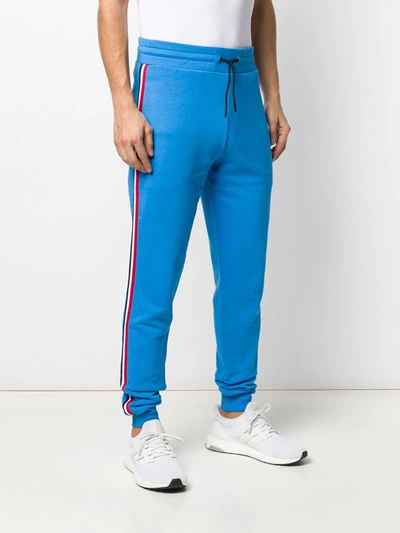 Shop Rossignol Racer Stripe Tapered Track Pants In Blue