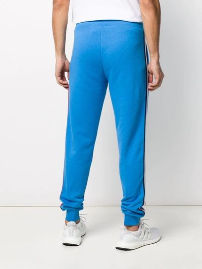 Shop Rossignol Racer Stripe Tapered Track Pants In Blue