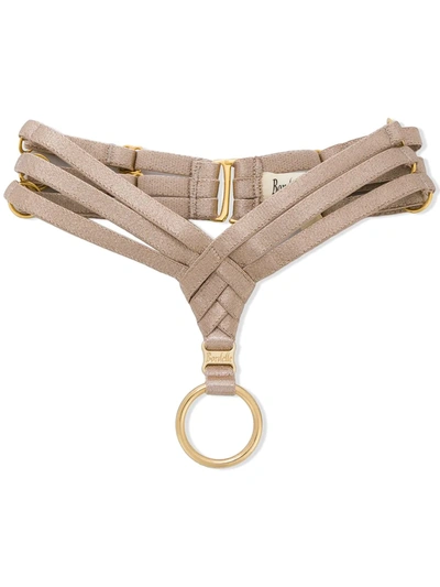 Shop Bordelle Asobi Collar In Neutrals