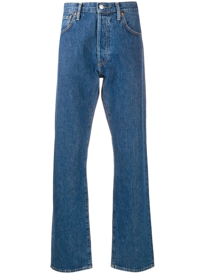 Shop Acne Studios 1996 Straight Jeans In Blue