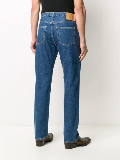 Shop Acne Studios 1996 Straight Jeans In Blue