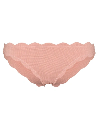 Shop Marysia Antibes Low Waisted Bikini Bottoms In Pink