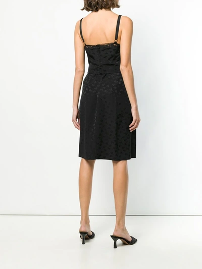 Shop Stella Mccartney Lace Details Dress In 1000 Black