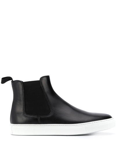 Shop Scarosso Tommas Chelsea Boots In Black