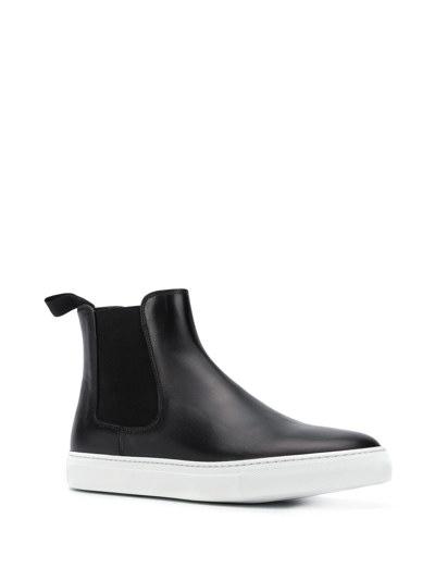 Shop Scarosso Tommas Chelsea Boots In Black