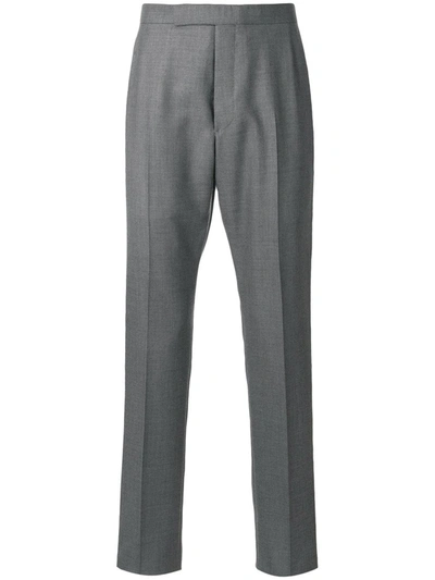 backstrap cropped tailored trousers