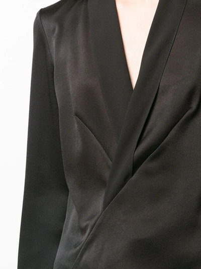 Shop Peter Cohen Wrap-style Jacket In Black